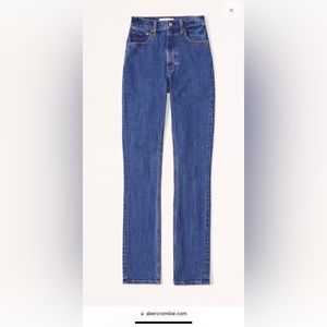 A&F 90s Slim Straight Ultra High Rise Curve Love (27/4S)